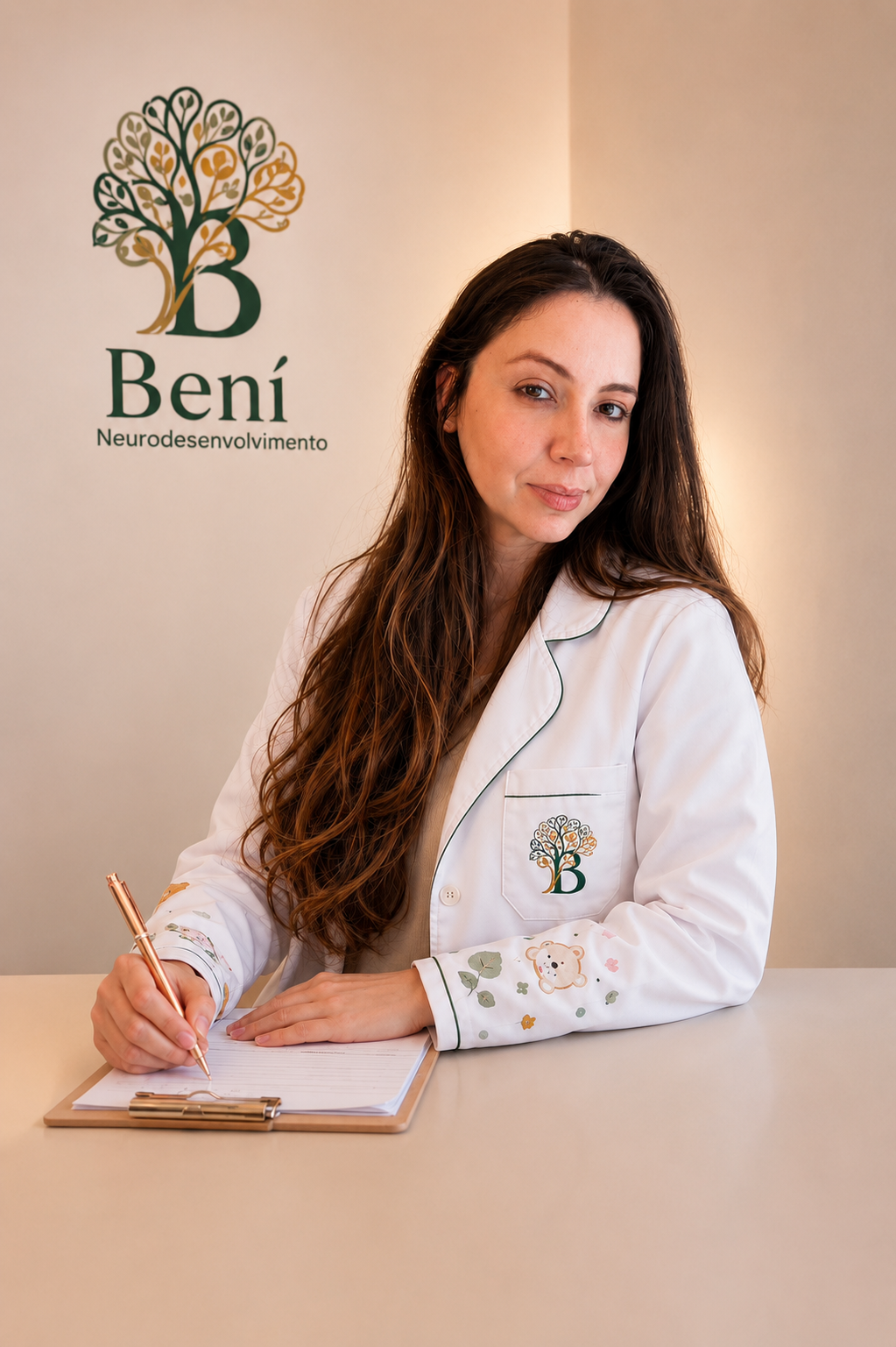 Bruna Rodrigues, Psicóloga e Neuropsicóloga, em atendimento